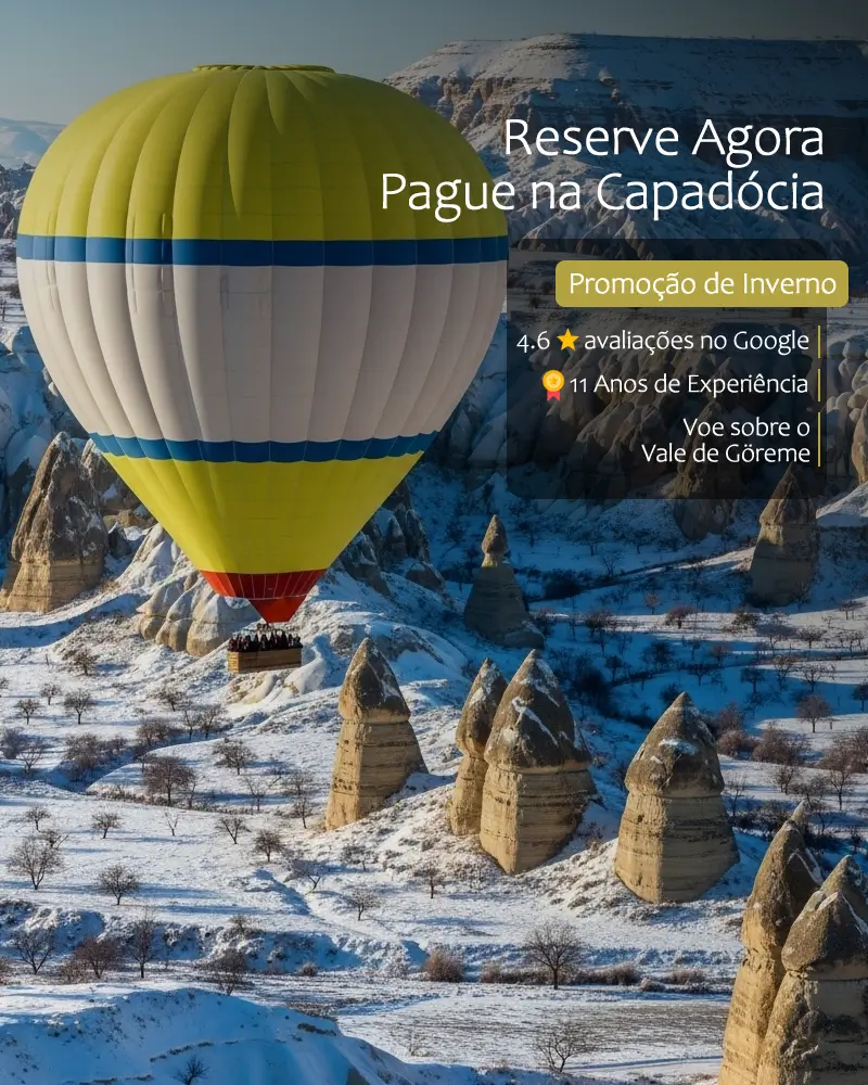 Passeio de balão na Capadócia ao amanhecer – preços 2025 e opções de reserva 2026