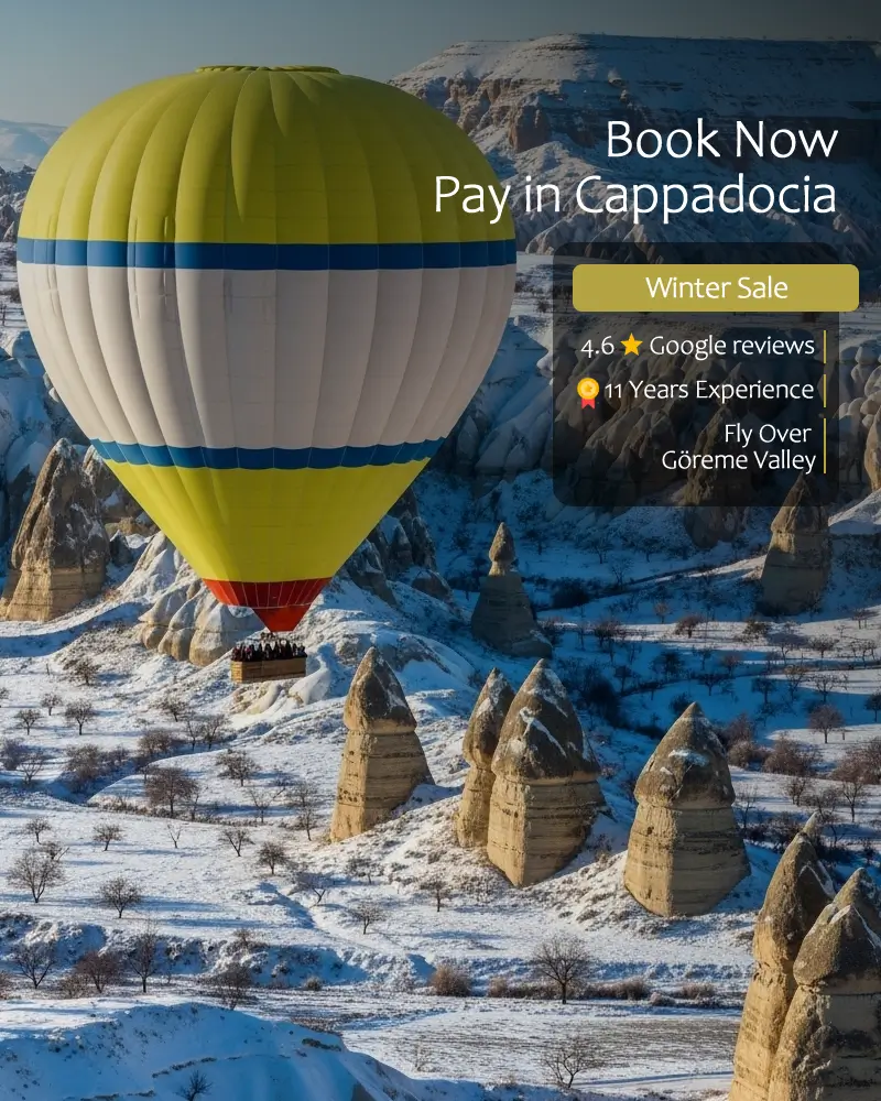 Hot air balloon ride in Cappadocia at sunrise – updated prices 2025 and booking options 2026