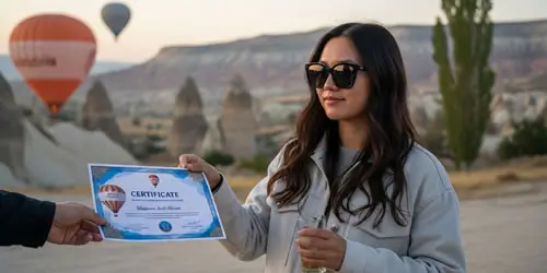 Celebración y Certificado Después del Vuelo