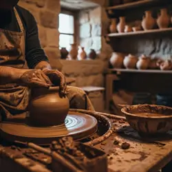 Traditional pottery making in Avanos, Cappadocia