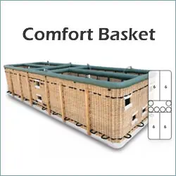 Hot air balloon basket for 20 people