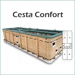 Cesta de globo aerostático para 20 personas