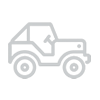 Jeep safari icon in gray