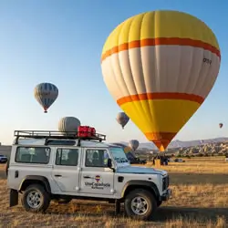 Cappadocia Jeep safari tour with balloon tour